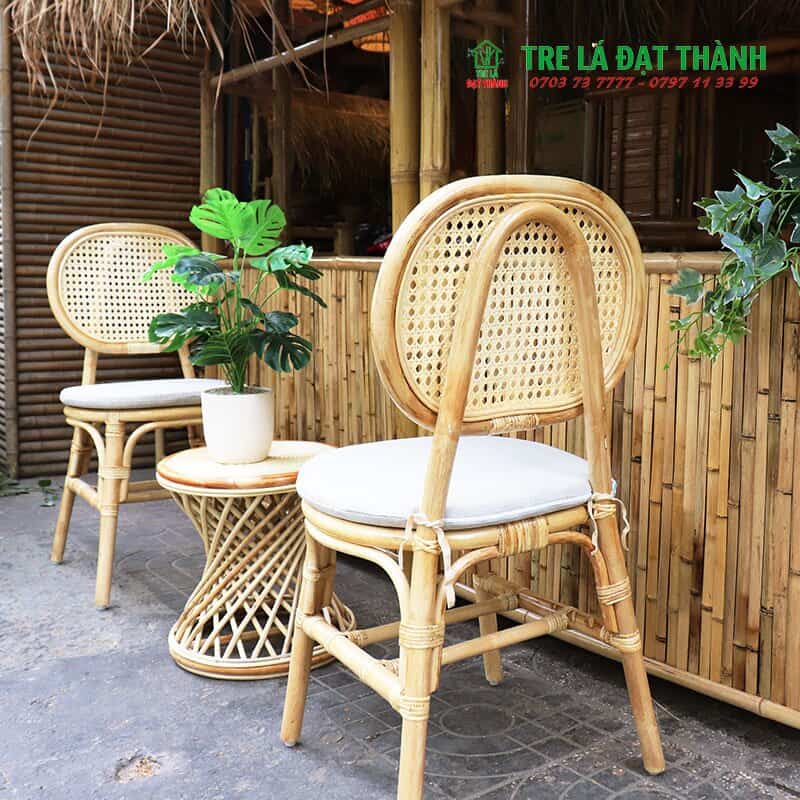 Bộ Bàn Ghế Mây Uống Trà - BBGMUT023